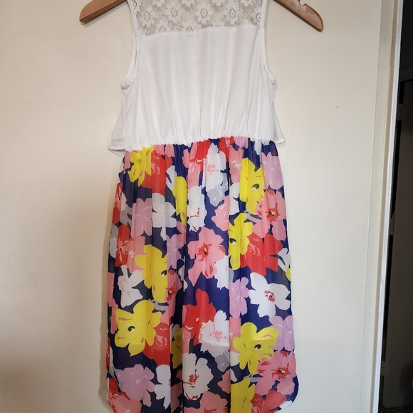 Girls Tied Waist Dress (Size 8) - Picture 4 of 5